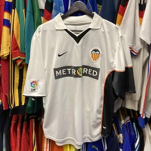 2001-02 Valencia Home Vintage Nike Football Shirt Soccer Jersey Large - Picture 1 of 9