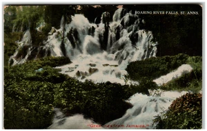 Postcard Roaring River Falls, St. Anns Jamaica - Picture 1 of 2