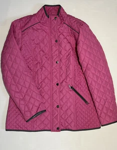 Cotton Traders Lightweight Jacket Women’s Size 12 Quilted Padded Coat Pink - Picture 1 of 7