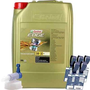 20L castrol edge M 5W30 Aceite Apto para MB 229.52/51 BMW Ll 04 Api - Imagen 1 de 5