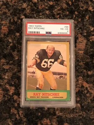 1963 Topps Ray Nitschke #96 Green Bay Packers PSA 4 - Image 1 of 2