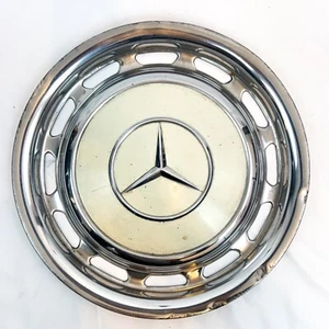w110 W114 W115 W116 14 Zoll classic Radkappe metallic chrom Mercedes Oldimer - Bild 1 von 7