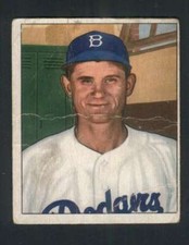 1950 Bowman #167 Preacher Roe GVG Dodgers 102730 