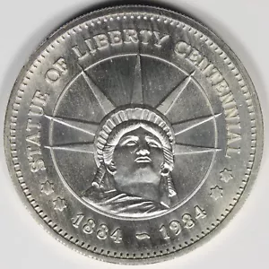 Medalla del Centenario de la Estatua de la Libertad 1984 100 aniversario - Imagen 1 de 2
