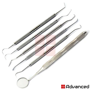 Kit de selección de dientes para dentista higienistas herramientas de inspección de limpieza de dientes removedor de sarro - Imagen 1 de 7