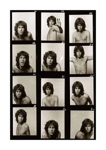 Jim Morrison The Doors modelling test shots A4 mounted poster Choice of frame - Imagen 1 de 4