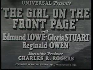 THE GIRL ON THE FRONT PAGE (1936) EDMUND LOWE, GLORIA STUART - Bild 1 von 1
