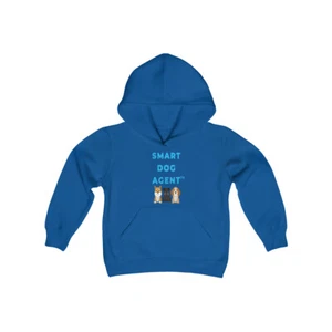 SMART DOG AGENT™ - Youth Heavy Blend Hooded Sweatshirt - Picture 1 of 33