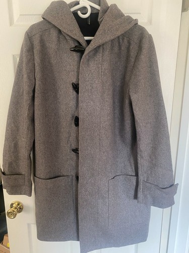 Borsone uomo Dior lana con cappuccio e toggles taglia US42 EU52 Made in Italy