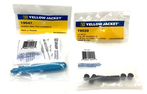 GENUINE Yellow Jacket 19020 Gaskets + Removal Pick Tool 19047 - Hvac Hose Hoses - Picture 1 of 1