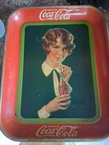 RARE ANTIQUE COCA COLA TRAY 1927 Authentic Original - Picture 1 of 16