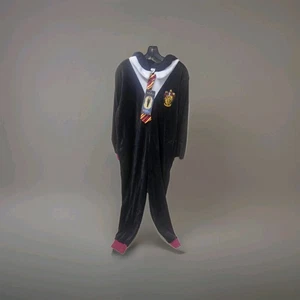 Harry Potter Fleece Damen Union Anzug Pyjama Erwachsene Größe Large/XL Nachtwäsche Neu mit Etikett  - Bild 1 von 10