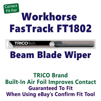 Wiper Blade (Qty 1) Beam fits 2002-2005 Workhorse FasTrack FT1802 - 19160 Foto 1 de 4