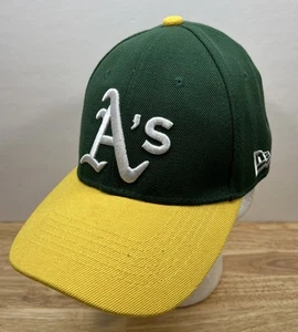 MLB OAKLAND ATHLETICS New Era 9Forty Stapback Hat Men’s Medium/Large Green - Picture 1 of 7