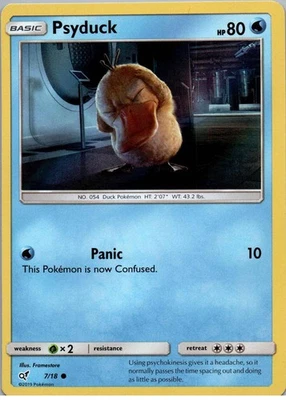 Psyduck (Holo Common) - Common - Detective Pikachu - 7/18 - NM - Holo - Image 1 of 2