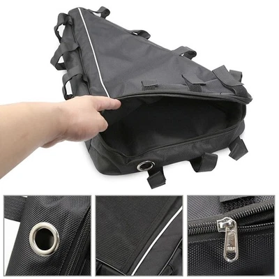 Bike Triangle Bag Bicycle Frame Front Tube E-bike Battery Storage Waterproof - Image 1 of 4