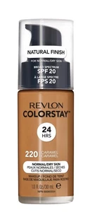 REVLON COLORSTAY 24Hrs NORMAL DRY Foundation Natural Finish 400 CARAMEL 1 oz New - Picture 1 of 4