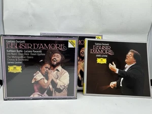 Gaetano Donizetti: L'Elisir D'Amore (2 CD Set) w/ Book James Levine Opera - Foto 1 di 2