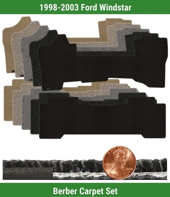 Lloyd Custom берберский коврик комплект для 1998-2003 Ford Windstar (2 штуки) #M4H - Изображение 1 из 4