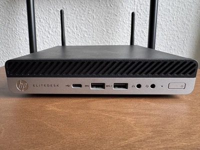 HP EliteDesk 705 G5 PC AMD Ryzen 3 Pro, 16GB DDR4, 256GB SSD, WLAN + BT, Win 11 - Bild 1 von 4