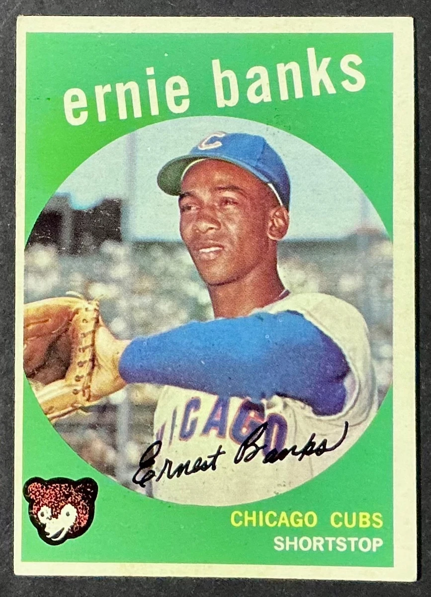 Ernie Banks Baseball 1959 Season Sports Trading Cards