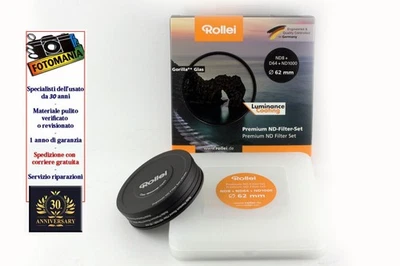 Rollei Filter ND Kit 3 Filters 62 ND8+ND64+ND1000 High Quality New - Image 1 of 2