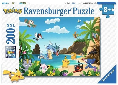 Ravensburger - Puzzle XXL Pokemon | Puzzle 8 Anni In Su | Puzzle Bambini Da 200  - Immagine 1 di 3