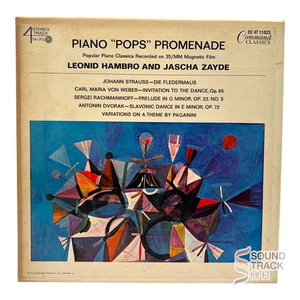 Piano Pops Promenade Leonid Hambro and Jascha Zayde 7 1/2 IPS Reel Tape Command - Picture 1 of 4