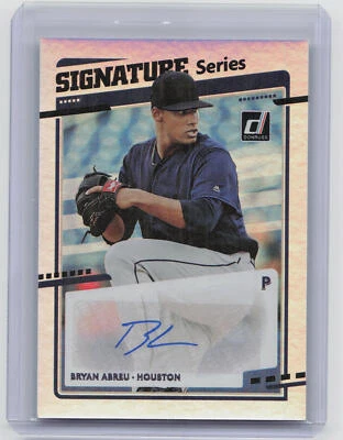 2020 Donruss #SS-BA Bryan Abreu Signature Series - Image 1 of 2