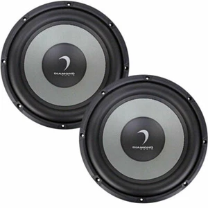 (2) DIAMOND AUDIO DMD122 12" DMD-SERIES DUAL 2-OHM CAR SUBWOOFERS WOOFER PAIR - Picture 1 of 3