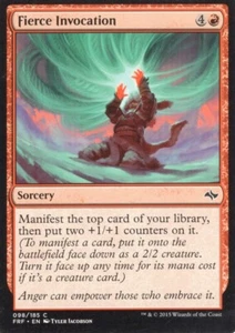 FIERCE INVOCATION 098/185 FATE REFORGED MTG MAGIC LP - Picture 1 of 1