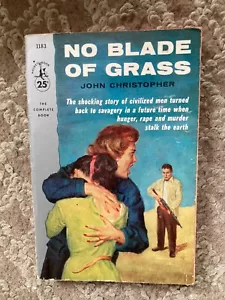No Blade of Grass by John Christopher 1958 Sci Fi Pocket Book 1183 Vintage - Picture 1 of 4