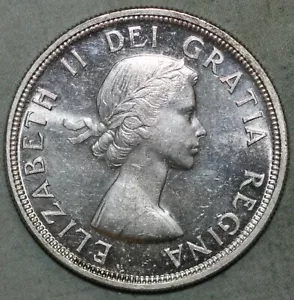 Dólar de plata Canadá 1954 ~ combinado S. & H. - Imagen 1 de 4