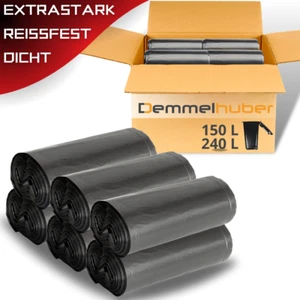 Müllsäcke 150L 240L Müllbeutel Abfallbeutel Müllsack Mülltüte Abfallsäcke - Bild 1 von 11