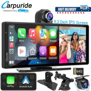 Carpuride W903 Kabelloses Carplay Android Auto Autoradio Dash Cam Rückfahrkamera - Bild 1 von 12