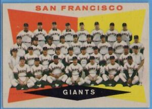 1960 Topps #151 San Francisco Giants VG-VGEX+ Wrinkle Willie Mays Cepeda A1668