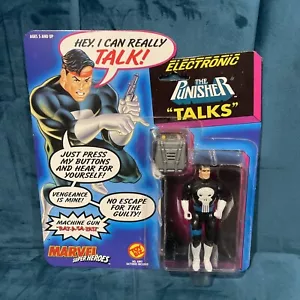 Punisher - Can Really Talk! Marvel Action Figur Toy Biz 1991 Sealed Neu - Bild 1 von 2