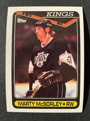 Marty McSorley 1990-91 Topps HOCKEY #392 Los Angeles Kings Foto 1 de 2
