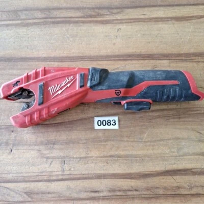 USED Milwaukee 2471-20 M12 Cordless Copper Tubing Cutter - Red TOOL ONLY - Image 1 of 4