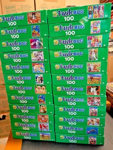LOT of 24 Various Animals PUZZLEBUG 100 Pcs Each Puzzles UNCOUNTED CraZart - Picture 1 of 11