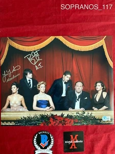 JAMIE-LYNN SIGLER & ROBERT ILER DUAL SIGNED 11x14 PHOTO! THE SOPRANOS! BECKETT! - Picture 1 of 5