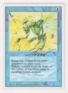 Gold Signed Reconstruction LP Revised Artist Anson Maddocks 1994 WOTC MTG Magic! - Picture 1 of 2