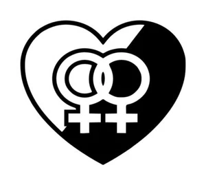 LBGTQ Heart Gay Pride Decal #1 3.5"x4" Choose Color - Picture 1 of 2