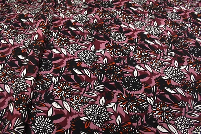 100% Seide Crepe de Chine Druck Seidenschal Damenkleid Nachtkleid Seidenkleid  - Bild 1 von 2