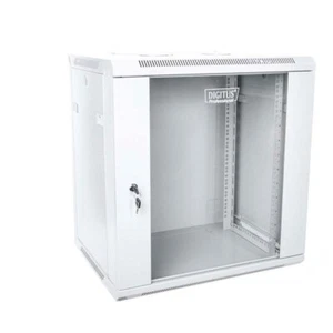5907772590935 Szafka sieciowa montowana na ścianie 19" 12U Rack 600x450, szkło drzwiowe - Zdjęcie 1 z 1