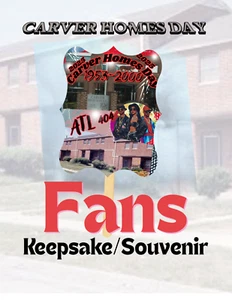 Ventilador de papel diseñado para el día del vecindario, fanáticos de cualquier ocasión; artículo de recuerdo/recuerdo - Imagen 1 de 1