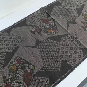 Melodie #B 14x61 LANG schlammgefärbt Vintage Oshima Tsumugi Kimono Seidenstoff Betriebssystem31 - Bild 1 von 7