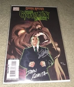 The Goblin Legacy 1 Dynamic Forces SILVER INK signed STAN LEE & ROMITA 18/40 - Picture 1 of 2