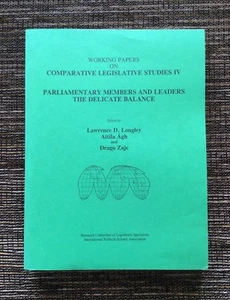 VERY RARE 2000 Comparative Legislative Studies: Parliamentary Members & Leaders - Picture 1 of 6