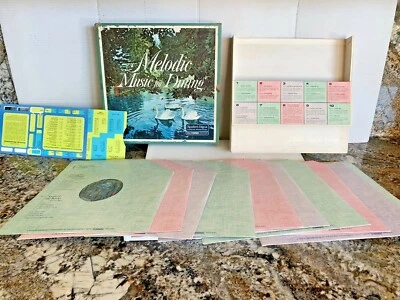VTG Reader's Digest SET Melodic Music For Dining 10 LP RECORDS & LISTENING GUIDE - Image 1 of 4